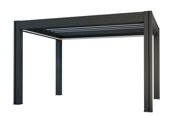 VITA bioklimatická pergola, RAL 7016, 4050x3050mm, <strong>elektrické ovládání, LED osvětlení&nbsp;</strong>