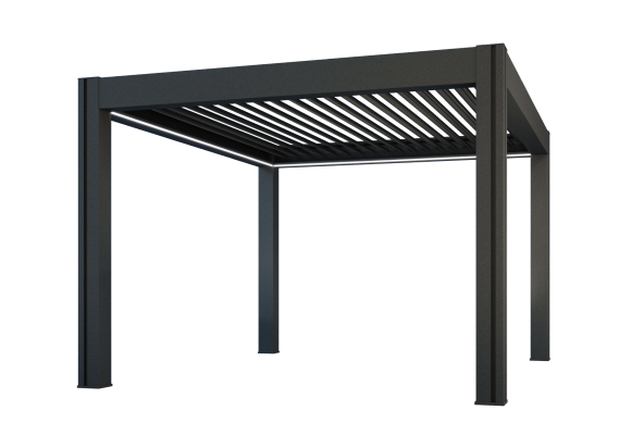 VITA bioklimatická pergola, RAL 7016, 4050x3850mm, <strong>elektrické ovládání, LED osvětlení&nbsp;</strong>